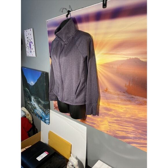 Champion Women’s Full‎ Zip Warm Up Jacket xs Purple - Picture 2 of 6